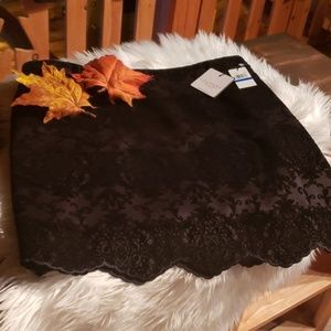 Black Velvet Skirt